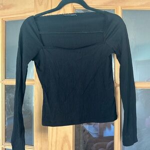 Brandy Melville lace trim long sleeve